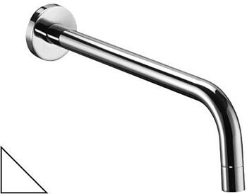 Излив Paffoni Light ZBOC045BO настенный белый