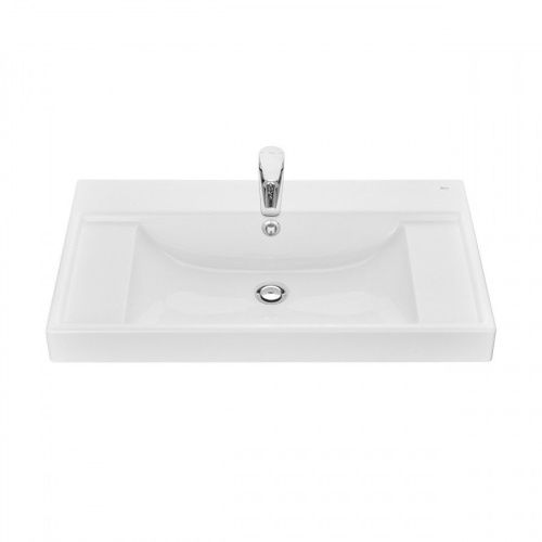 Раковина из искусственного камня Roca Ona ZRU9307562 80х50 накладная цвет белый - фото 3