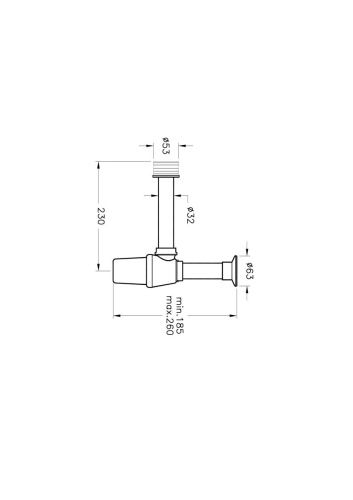 Сифон для раковины Vitra Syphon A45109 белый - фото 2