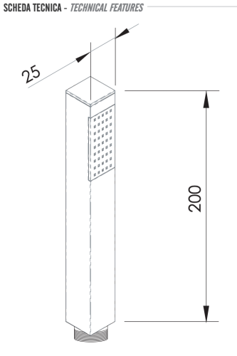 Душевая лейка Remer 317SSVOx цвет бронза - фото 2