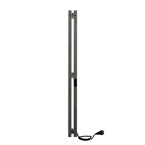 Полотенцесушитель электрический Indigo Style PRO LSPRE120-10GNSRt 10х120 оружейная сталь - фото 3