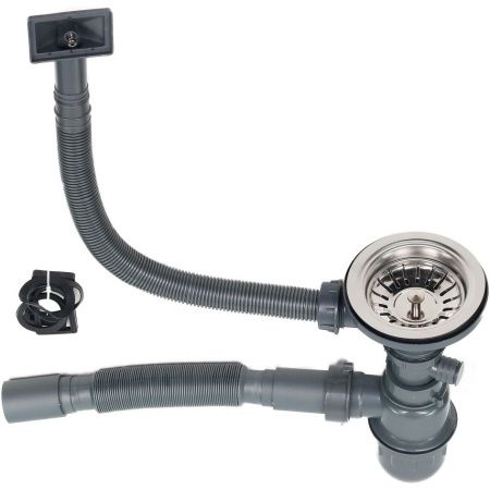 Кухонная мойка Melana ProfLine S7843H сатин 80х45 цвет хром поверхность полированная