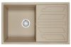 Кухонная мойка Granula 8002, ПЕСОК 80х50 цвет бежевый поверхность матовая