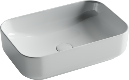 Раковина из сантехнического фарфора Ceramica Nova ELEMENT CN5043 50х30 накладная цвет белый - фото 2