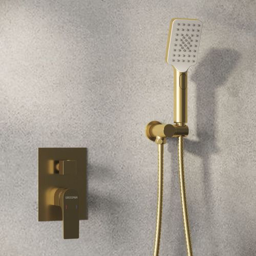 Душевая система Grossman Classic 501.K35.04.320 встраиваемая в стену цвет золото - фото 5