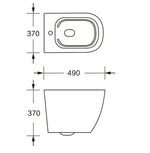 Унитаз подвесной Cerutti SPA CT9532 черный с сиденьем микролифт безободковый смыв торнадо - фото 5