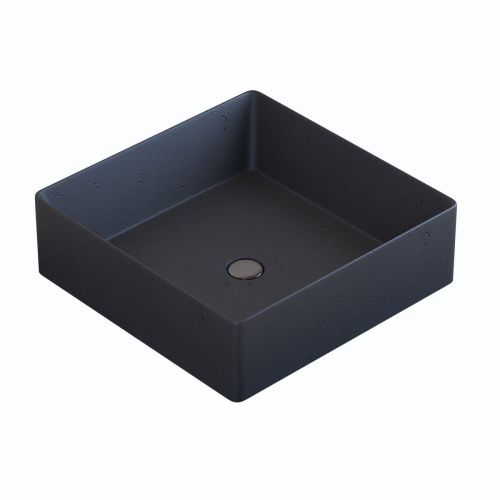 Раковина из искусственного камня Uperwood Square 291020211 40х40 накладная цвет серый - фото 4