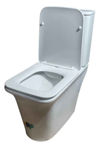 Унитаз напольный с бачком Cerutti SPA CT8457 белый с сиденьем микролифт безободковый каскадный смыв - фото 3