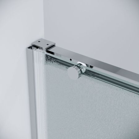 Душевая дверь Grossman Galaxy 100.K33.01.120.10.02 120х195 стекло текстурное профиль хром