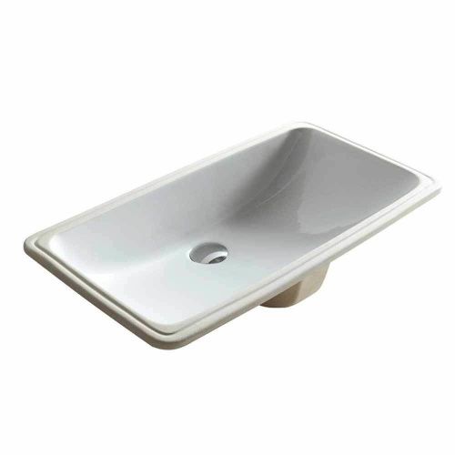Раковина из сантехнического фарфора Galassia 2035 60х40 встраиваемая цвет белый - фото 2