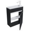 Тумба под раковину Uperwood Modul 2930205360 50х20 подвесная цвет черный