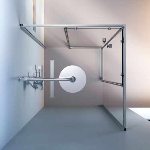 Душевой уголок Am.Pm X-Joy W94G-403-9090-МТ 90х90 стекло прозрачное профиль хром без поддона - фото 4