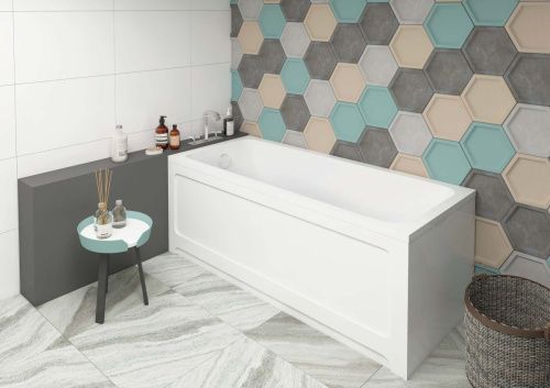 Ванна акриловая Aquatek Мия MIY180-0000001 180х80 пристенная прямоугольная без каркаса без ручек - фото 3