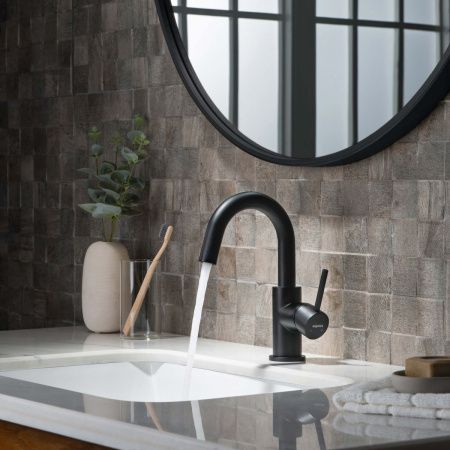 Смеситель Aquatek ЕВРОПА AQ1307MB на раковину черный