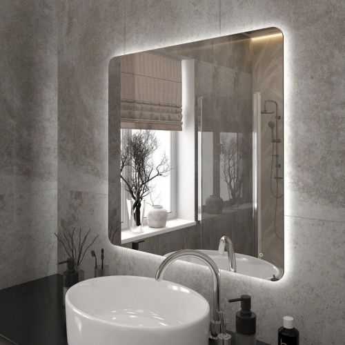 Зеркало с подсветкой Maretti Florenza FL148080P16EL 80х80 подвесное - фото 4