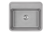 Кухонная мойка Granula Стандарт 5601, БАЗАЛЬТ 55х50 цвет серый поверхность матовая