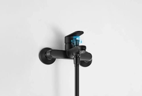 Смеситель для ванны Arrow AG36AMB настенный черный - фото 5