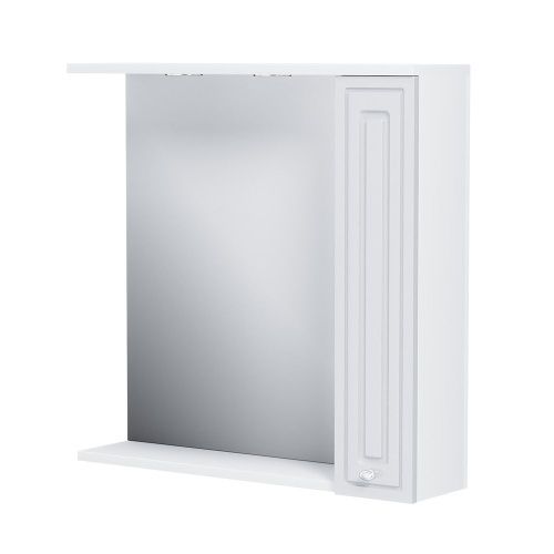 Зеркало-шкаф Damixa Palace One M41MPR0751WG 80х80 подвесной цвет белый - фото 2