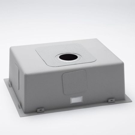 Кухонная мойка Grandex Aqua PROLINE 55 300206 55х45 цвет серый поверхность матовая
