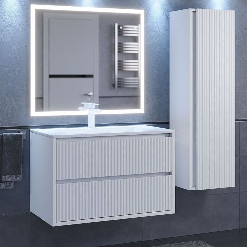 Тумба с раковиной Uperwood Next Premium 3930205169 80х50 цвет белый - фото 2