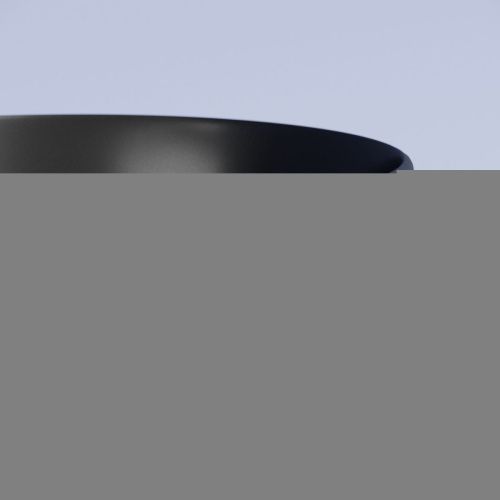 Раковина из сантехнического фарфора Ceramica Nova ELEMENT CN6057MB 40х40 накладная цвет черный без отверстий под смеситель - фото 2