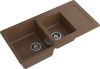 Кухонная мойка Granfest Practik P-980KL терракот 100х50 цвет коричневый поверхность матовая