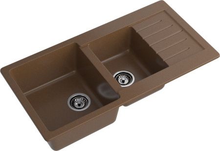 Кухонная мойка Granfest Practik P-980KL терракот 100х50 цвет коричневый поверхность матовая