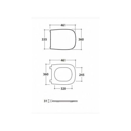 Крышка сиденье для унитаза Globo Genesis GN020.AR/cr