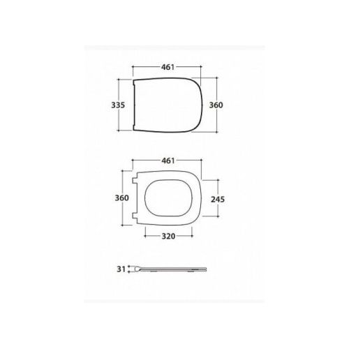 Крышка сиденье для унитаза Globo Genesis GN020.AR/cr - фото 2