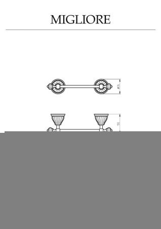 Полотенцедержатель Migliore Olivia 17437