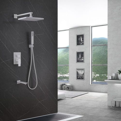 Душевая система Abber AF8017FW встраиваемая в стену цвет белый - фото 2