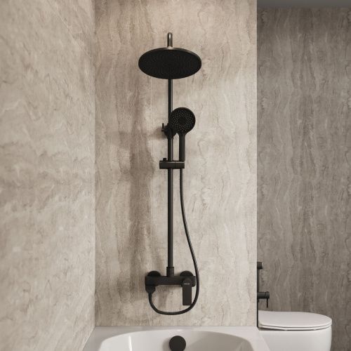 Душевая стойка Grossman Galaxy 500.K35.01.210 настенная цвет черный - фото 4