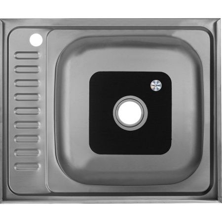 Кухонная мойка Melana 127 t L (*20) 60х50 цвет хром поверхность полированная