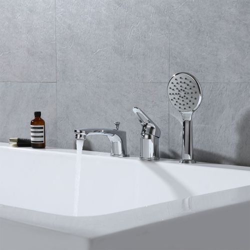 Смеситель LeMark Luna LM4145C на борт ванны хром - фото 2