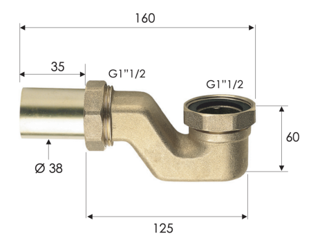 Сифон для ванны Remer 98112