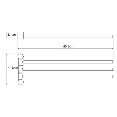 Полотенцедержатель WasserKRAFT 1533 - фото 4