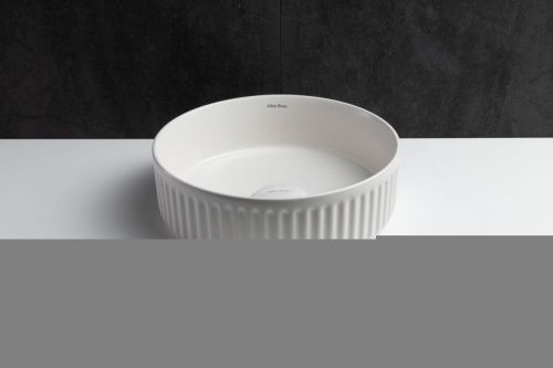 Раковина керамическая Allen Brau Fantasy 4.11032.21 40х40 накладная цвет белый без отверстий под смеситель - фото 5