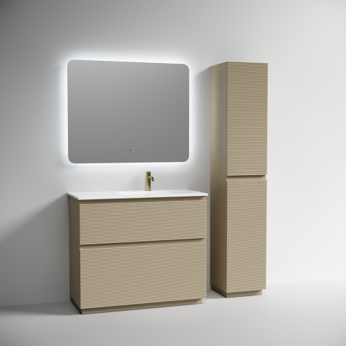 Тумба под раковину Sancos FOLK Floor FL100FRCP 100х40 напольная цвет бежевый - фото 4