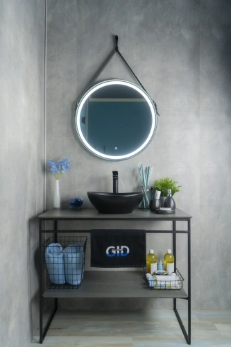 Раковина керамическая Gid Lago 52223 40х30 накладная цвет черный без отверстий под смеситель - фото 4