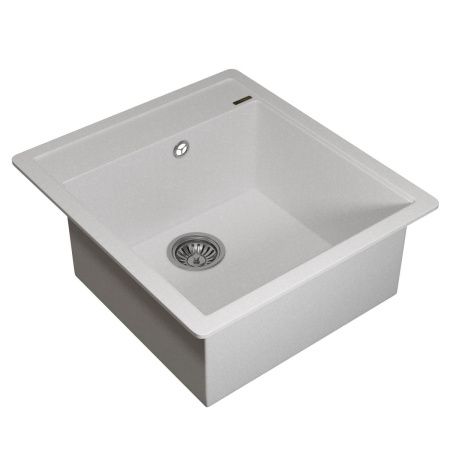 Кухонная мойка Uperwood Quartz Premium UPD-07 3910202124 45х50 цвет белый поверхность матовая