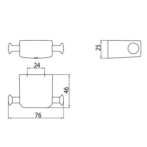 Крючок Emco Trend 0278 001 00 - фото 2