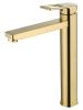 Смеситель для раковины Wonzon & Woghand Frame WW-88239010-BG на столешницу золото