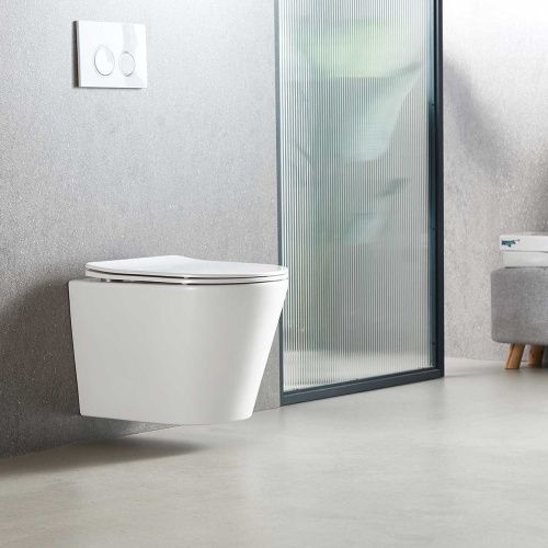 Унитаз подвесной Vincea Piatti VT1-11T белый с сиденьем микролифт безободковый смыв торнадо - фото 3