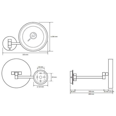 Косметическое зеркало Bemeta 116201772