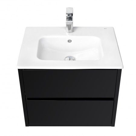 Тумба под раковину Aquaton Римини 1A226601RN950 60х40 подвесная цвет черный