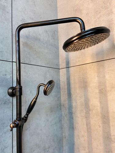 Душевая стойка AltroBagno Beatrice AltroBagnoBeatrice030407BrNe настенная цвет бронза - фото 5