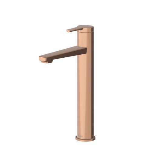 Смеситель Teska LIVA Leo L E5429 на раковину розовое золото - фото 2