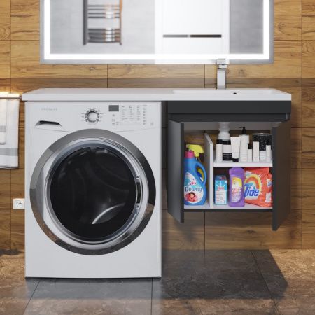 Тумба под раковину Uperwood Magenta 5930205161 50х50 подвесная цвет черный