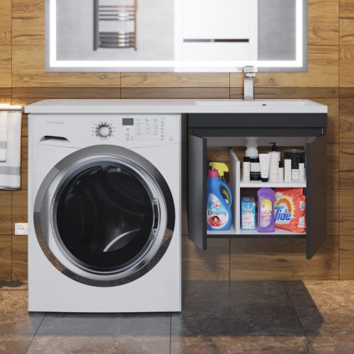 Тумба с раковиной Uperwood Magenta 52930205152 120х50 цвет черный - фото 5