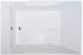Ванна акриловая Royal Bath TRIUMPH RB665100SB 180х120 пристенная прямоугольная с каркасом